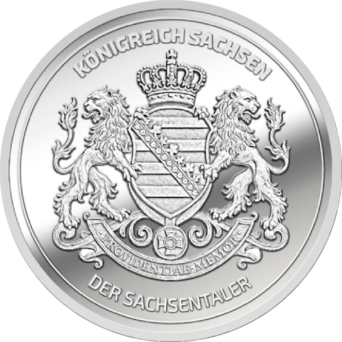 Preview: Silber-Sachsentaler Freie Sachsen (auf 200 Stück limitiert)